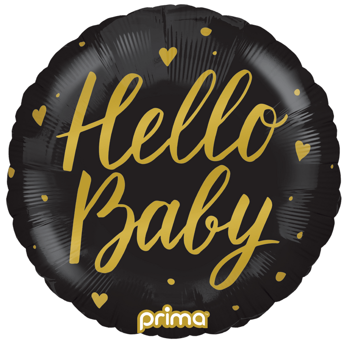18" Hello Baby Black