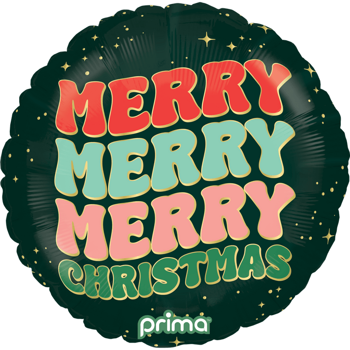 18" Round Merry Merry Merry Merry