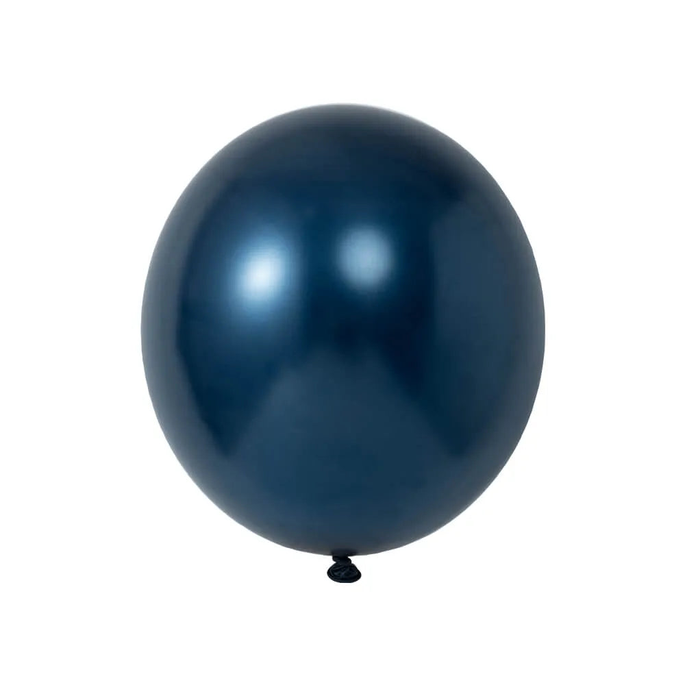 529 Pearl Navy Blue Bululu Latex Balloons