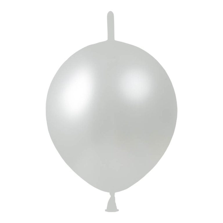 581 Pearl White Bululu Latex Balloons