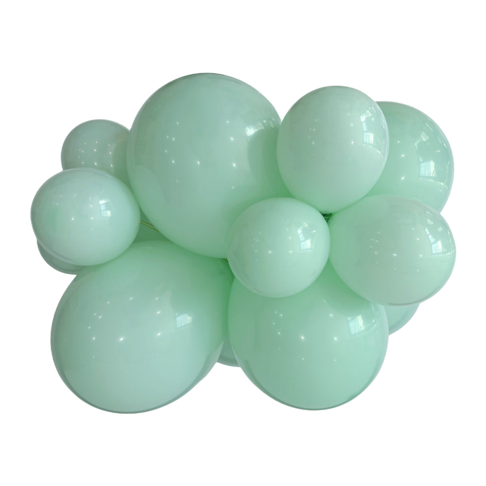 663 Macaron Green Bululu Latex Balloons