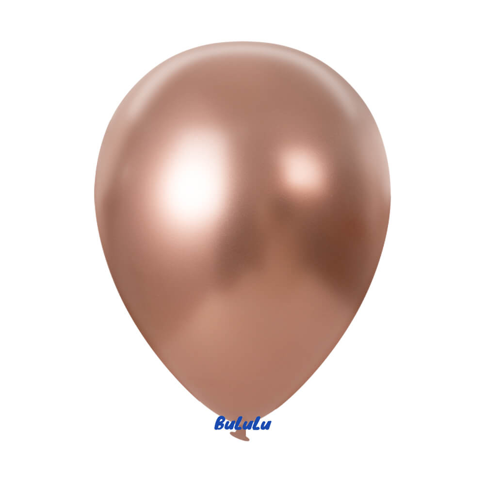 Chrome Rose Balloons