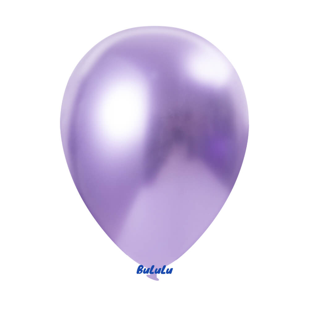 Chrome Purple Balloons