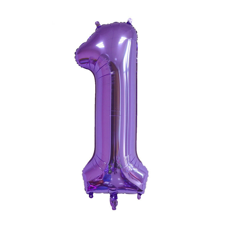 40" Purple Jumbo Numbers