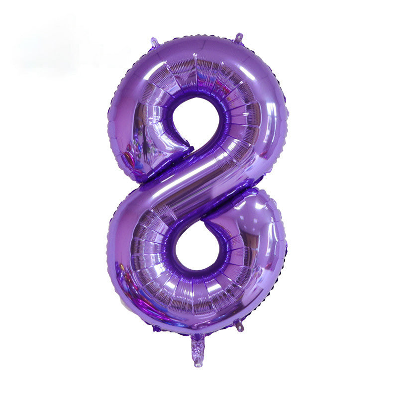 40" Purple Jumbo Numbers