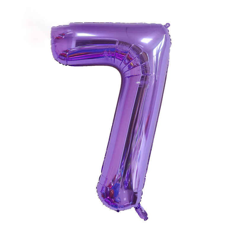 40" Purple Jumbo Numbers