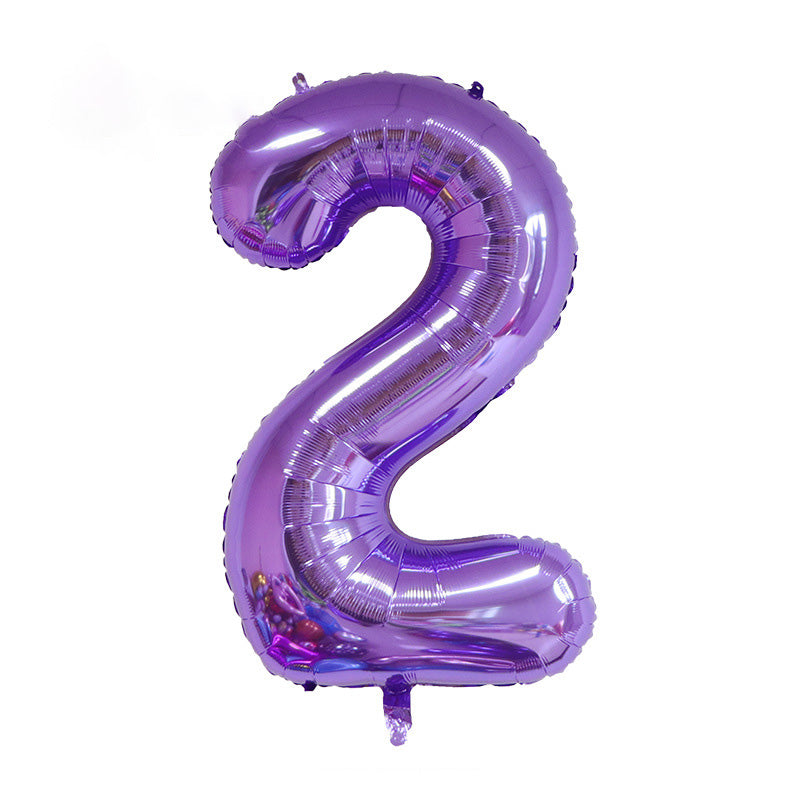 40" Purple Jumbo Numbers