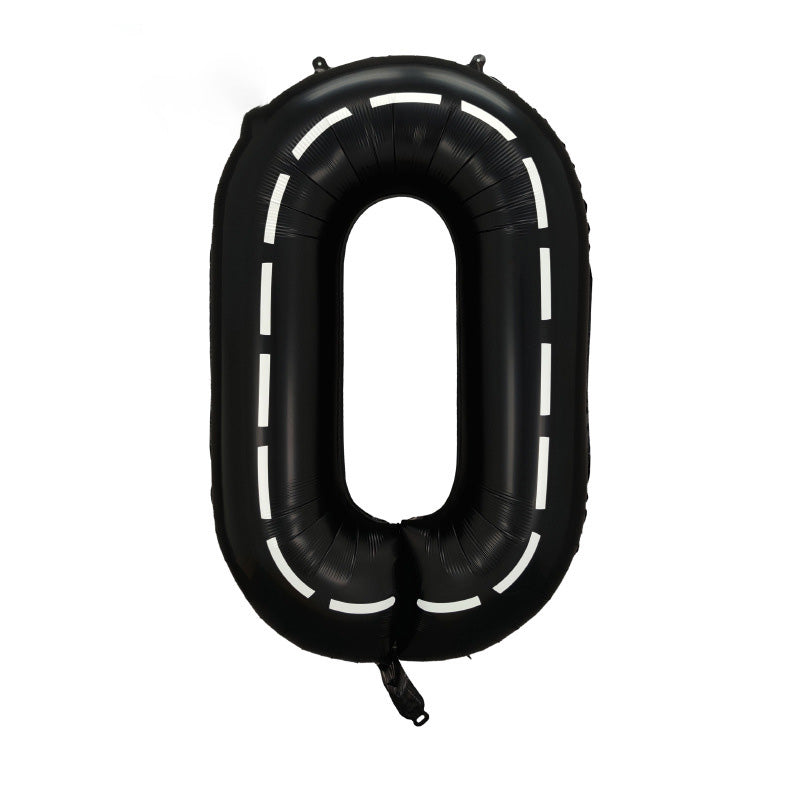 40" Race Track Jumbo Foil Numbers
