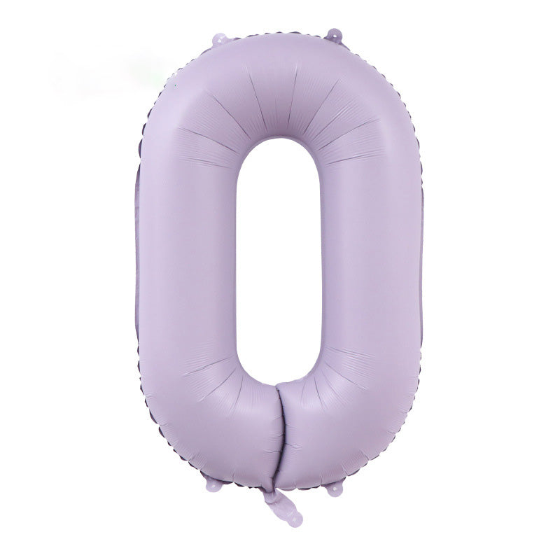 40" Lilac Jumbo Numbers
