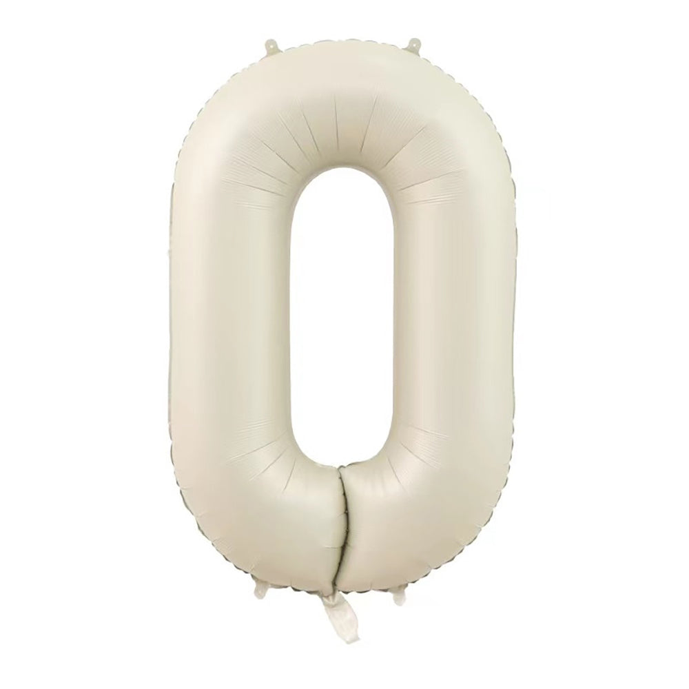 40" Cream Jumbo Numbers