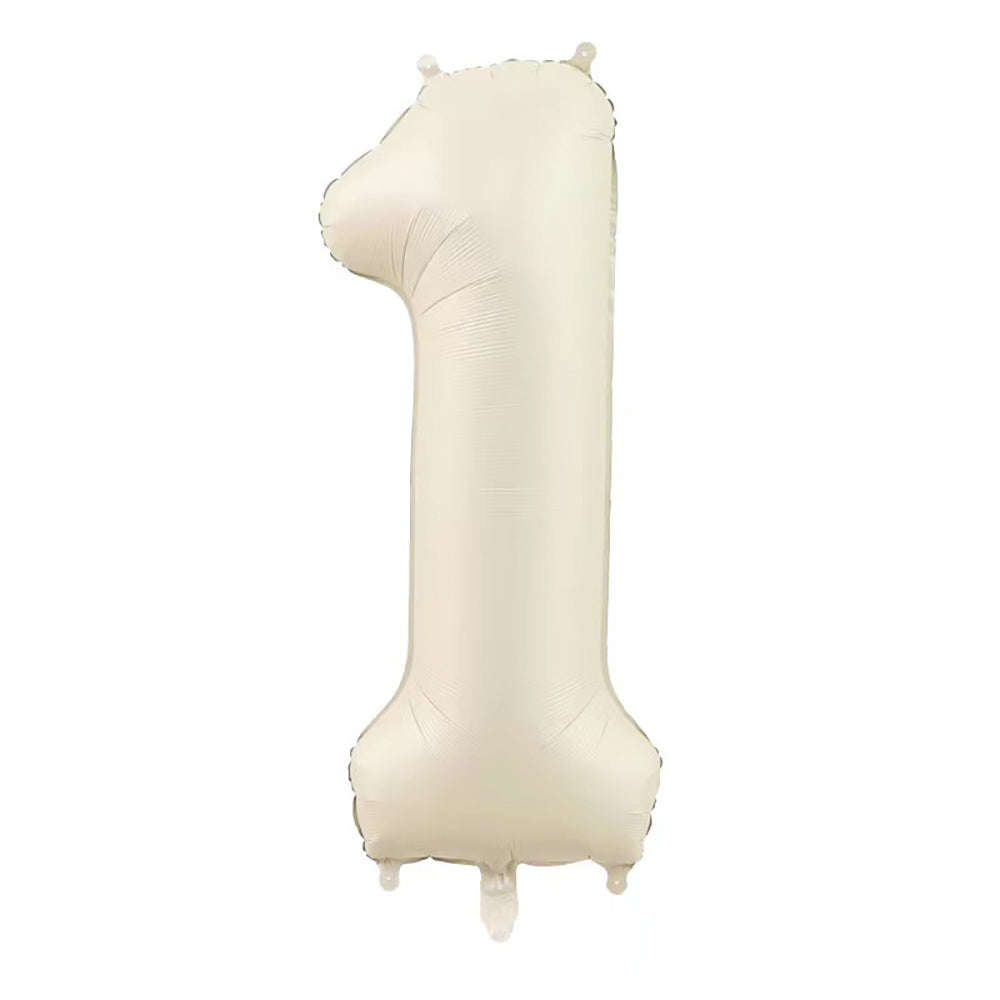 40" Cream Jumbo Numbers
