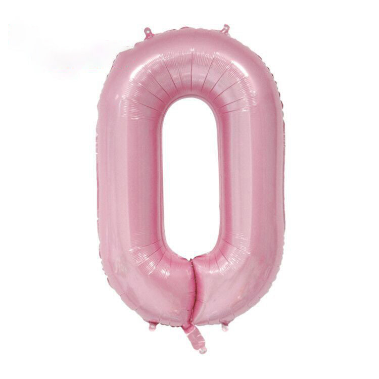 40" Light Pink Jumbo Numbers