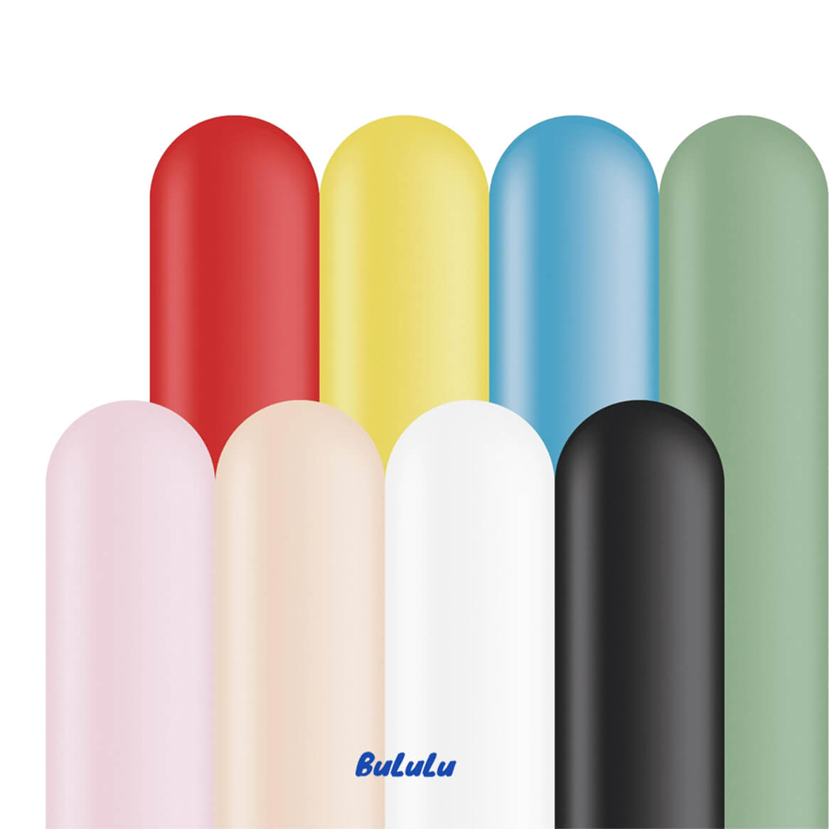 003 Standard Mix Bululu Latex Balloons