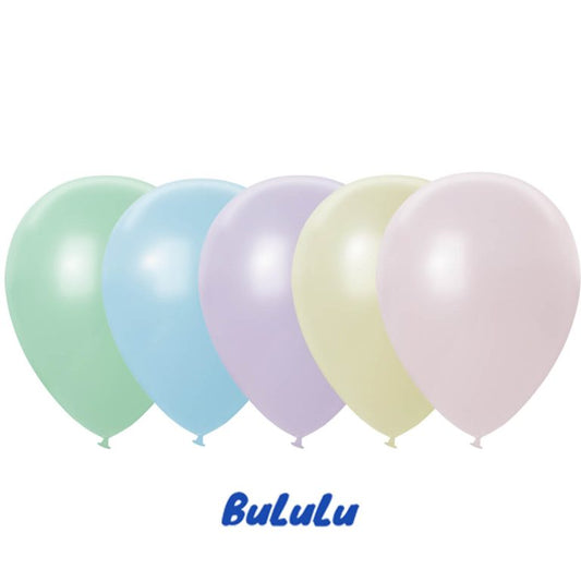 004 Macaron Mix Bululu Latex Balloons