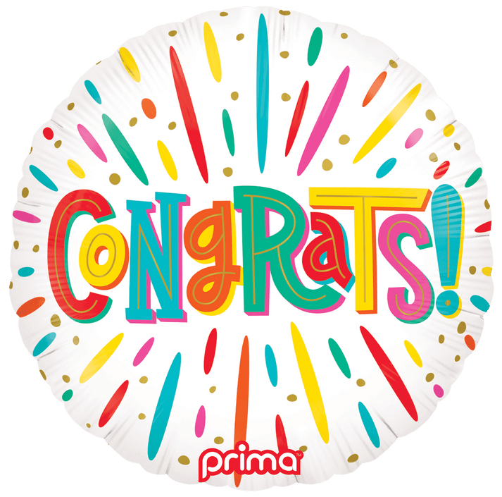 18" Colorful Congrats