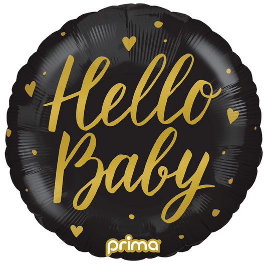 18" Hello Baby Black