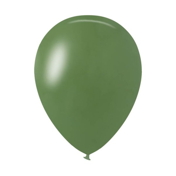 208 Avocado Green Bululu Latex Balloons