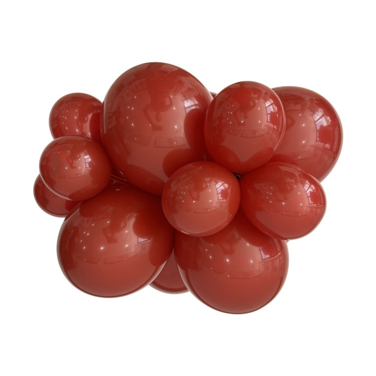 211 Garnet Bululu Latex Balloons