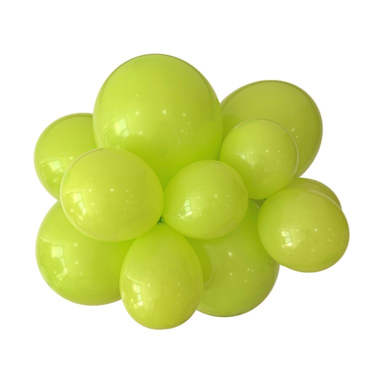 213 Fruit Green Bululu Latex Balloons