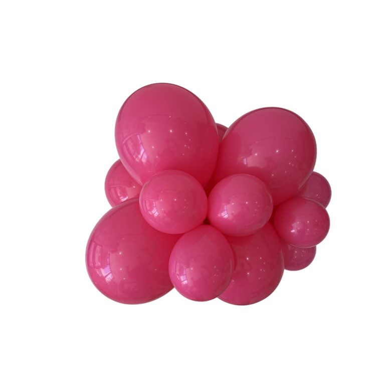 220 Light Rose Red Bululu Latex Balloon