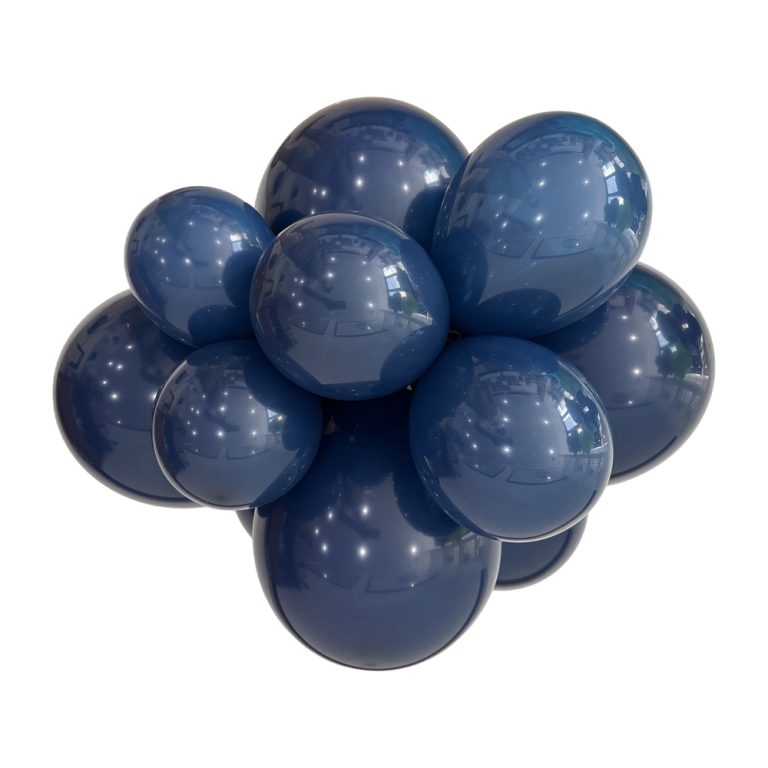 229 Navy Blue Bululu Latex Balloons
