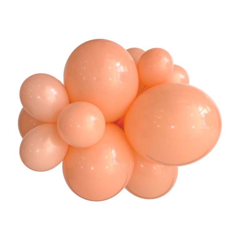 230 Peach Bululu Latex Balloons