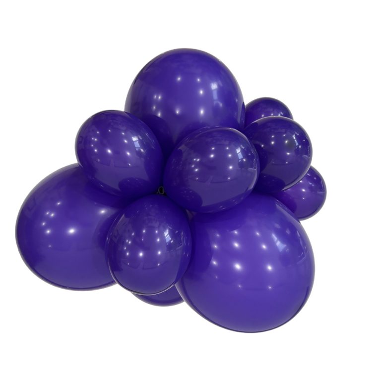 234 Dark Purple Bululu Latex Balloons