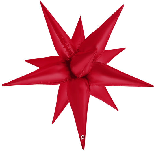 26" Prima Red Satin Starburst