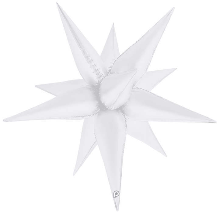 26" Prima White Satin Starburst