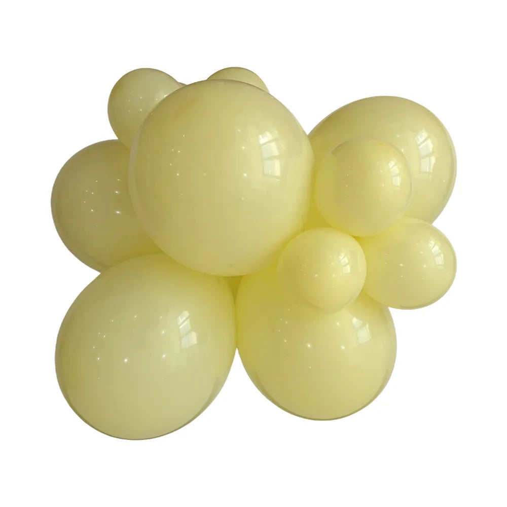 264 Custard Bululu Latex Balloons