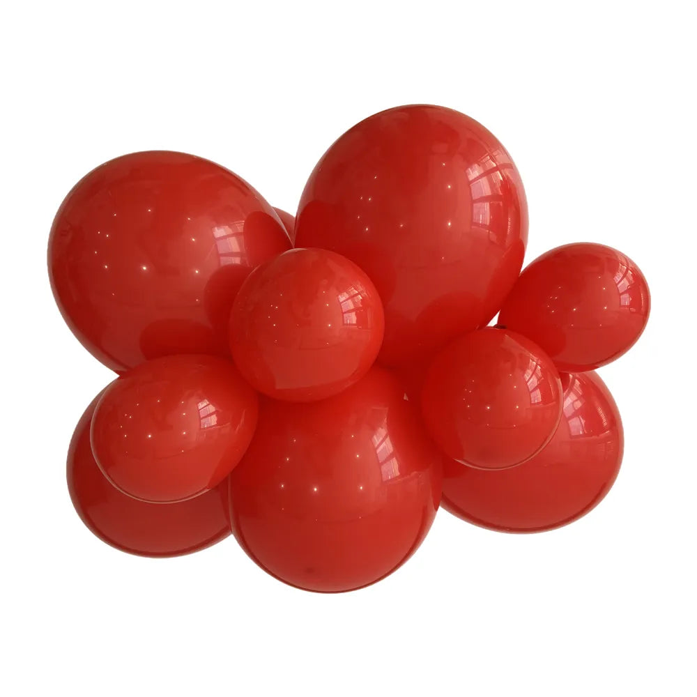 265 Pure Red Bululu Latex Balloons