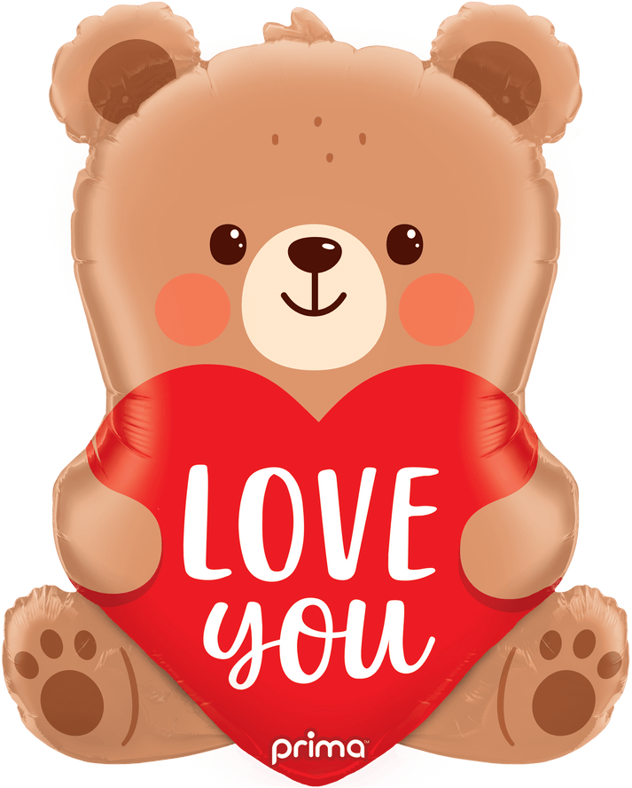 27" Love You Bear Shape