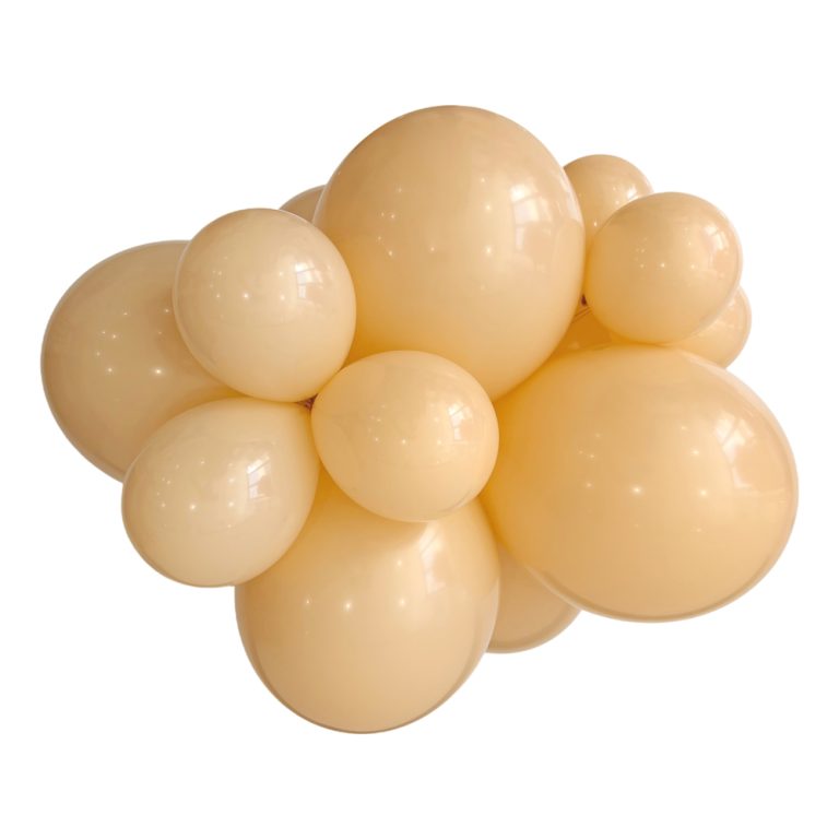283 Bululu Apricot Latex Balloons