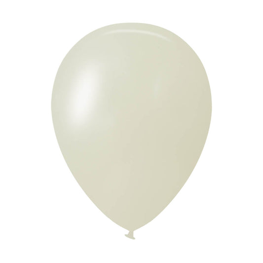 284 Bululu Ivory White Latex Balloons