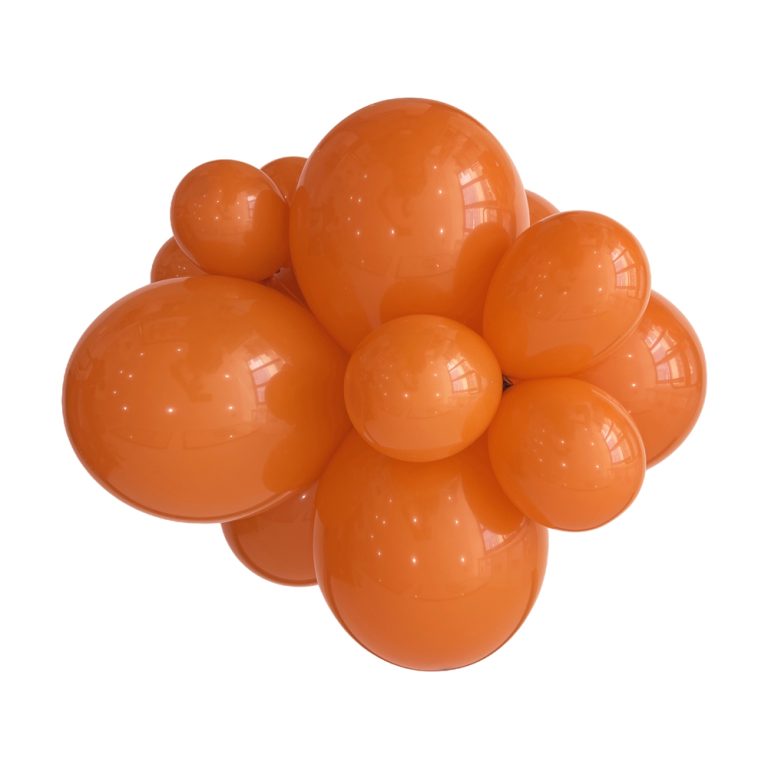 296 Caramel Bululu Latex Balloons