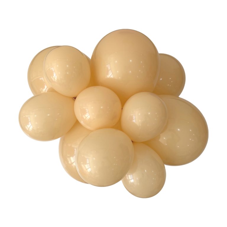 299 Bululu Cream Latex Balloons