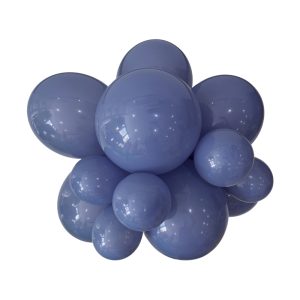 304 Grey Blue Bululu Latex Balloons