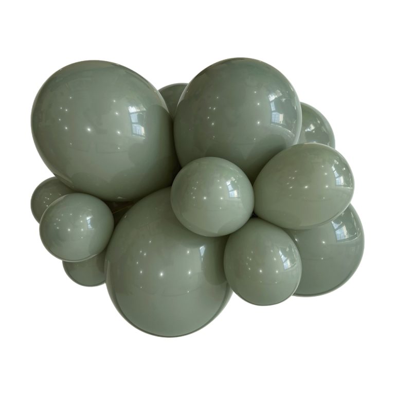 310 Haze Green Bululu Latex Balloon