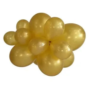 521 Pearl Gold Bululu Latex Balloons