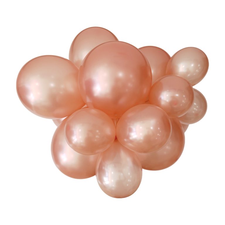 522 Pearl Rose Gold Bululu-Latex-Balloons