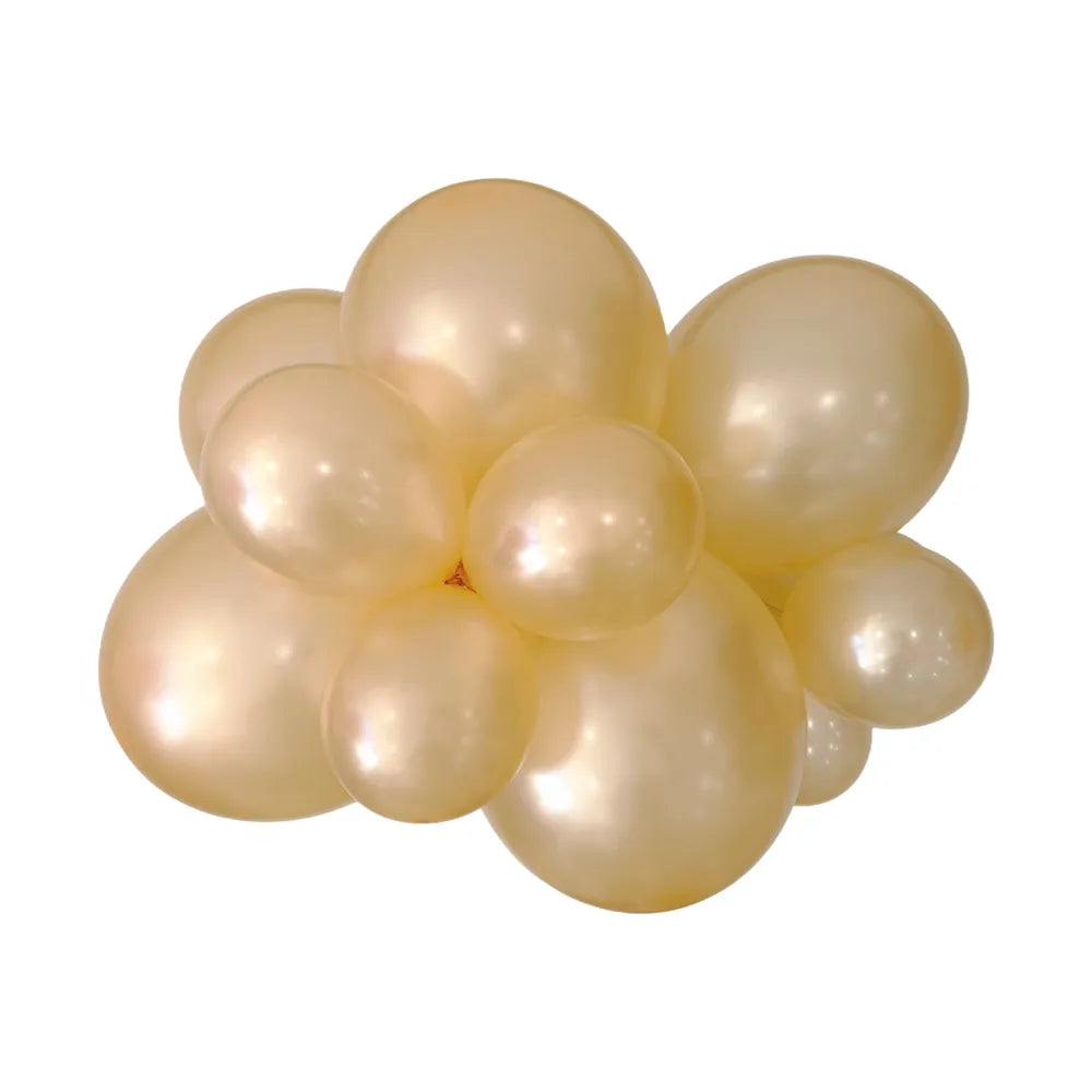 523 Pearl Champagne Gold Pearl Bululu Latex Balloons
