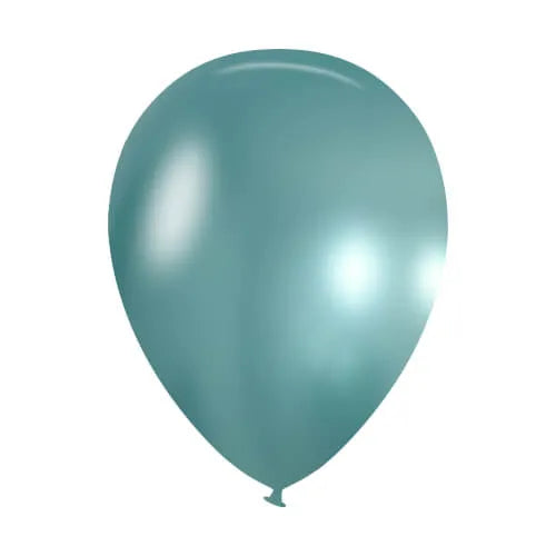 527 Pearl Robin Egg Blue Bululu Latex Balloons