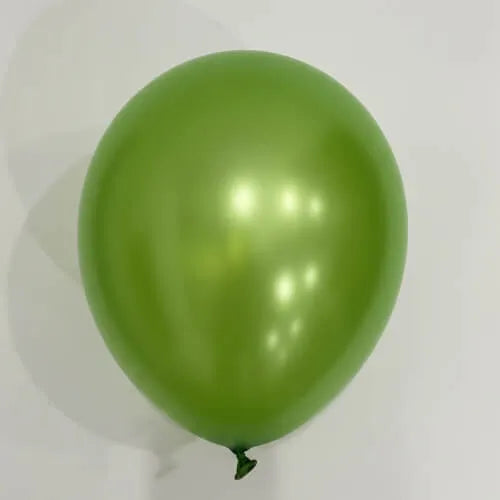 533 Pearl Grass Green Bululu Latex Balloons