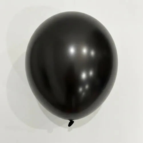 561 Pearl Black Bululu Latex Balloons