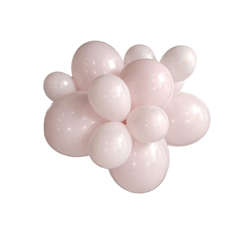611 Macaron Pink Bululu Latex Balloons