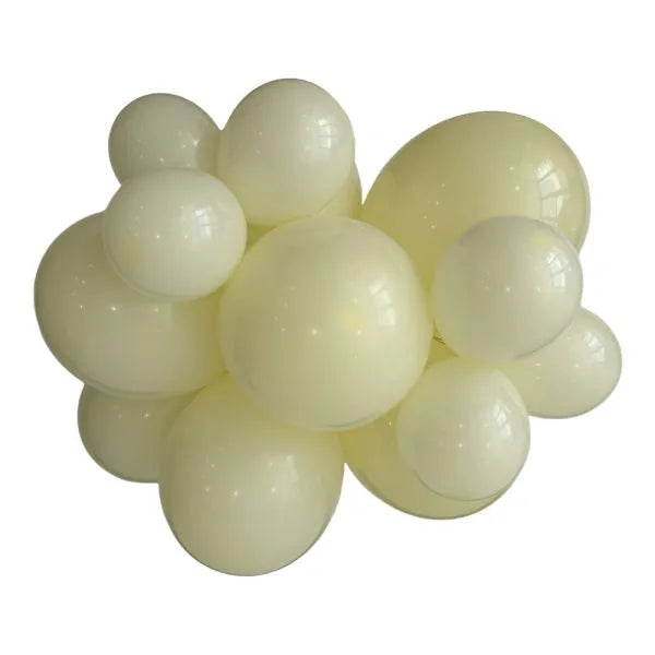 631 Macaron Yellow Bululu Latex balloons