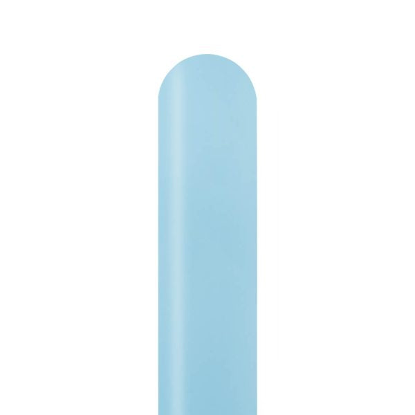 661 Macaron Blue Bululu Latex Balloons