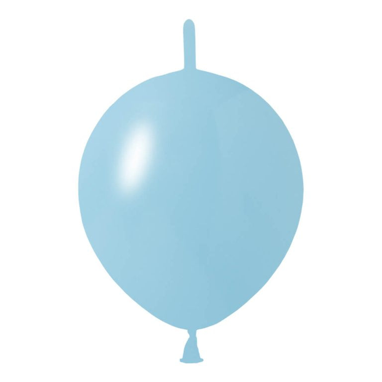 661 Macaron Blue Bululu Latex Balloons