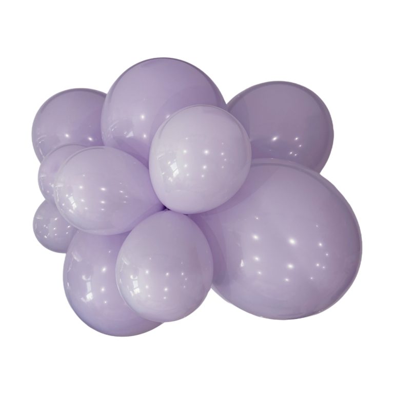 662 Macaron Purple Bululu Latex Balloons