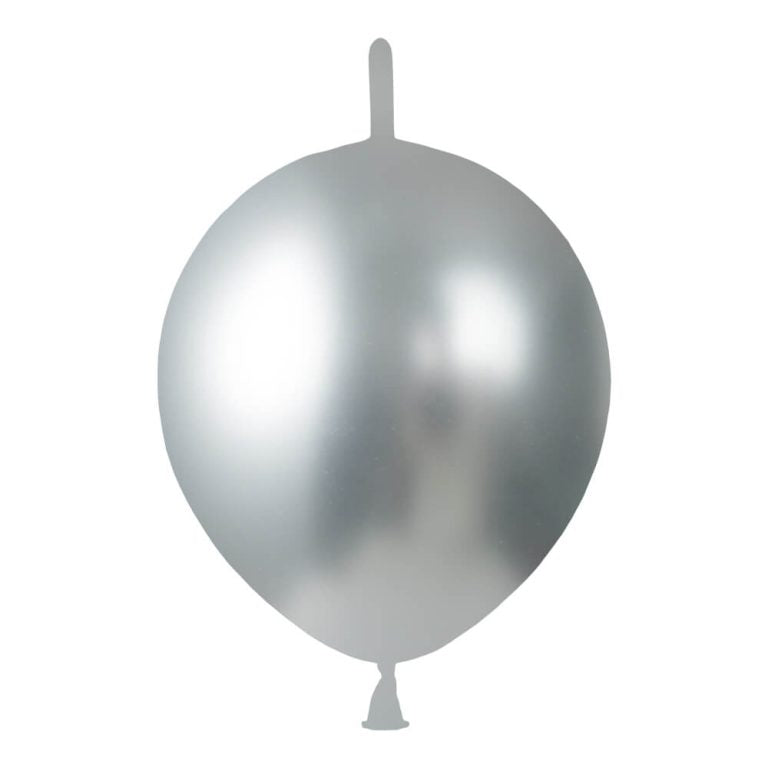712 Chrome Silver Bululu Latex Balloons